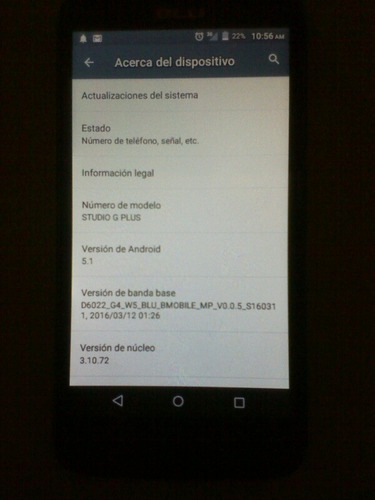 Celular Blu Studio G Plus 5.5