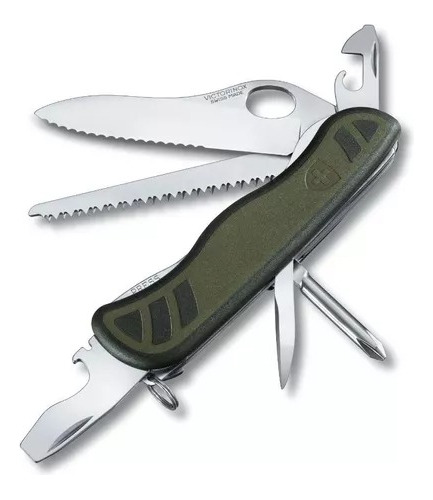 Cortapluma Victorinox Swiss Soldier Knife Green - One Hand