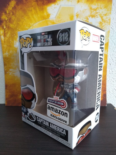 Funko Pop! Captain America Year Of The Shield Exclusivo (Usado)