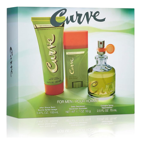 Curve Juego De Fragancias De Colonia Para Hombre, Desodorant