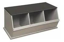 Comprar Cesta De Insignias Apilable 3 Cubos De Almacenamiento Abiert