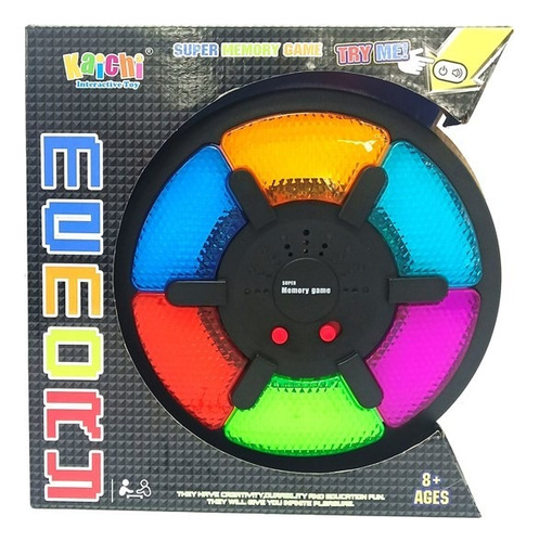 Juego De Memoria Simón Dice Gigante 6 Colores Luz Y Sonido
