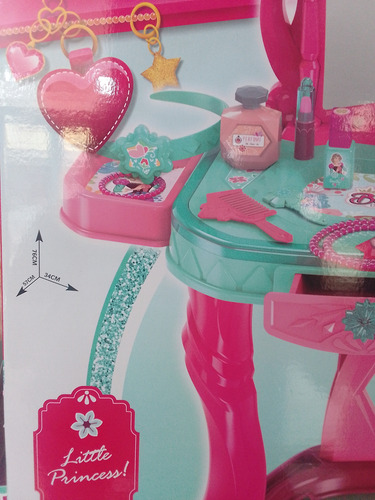 Peinadora Tocador De Maquillaje Juguete Para Niñas, Grande