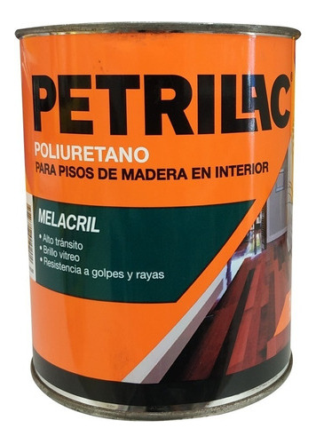 Plastificador Piso Madera Melacril Petrilac 4l Pintumm