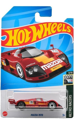 Hot Wheels - Vehículo Mazda 787b - C4982