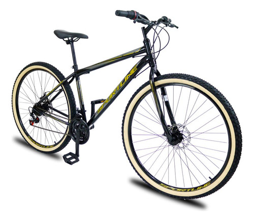 Bicicleta Aro 29 Aço Carbono 21 Velocidades Freio A Disco