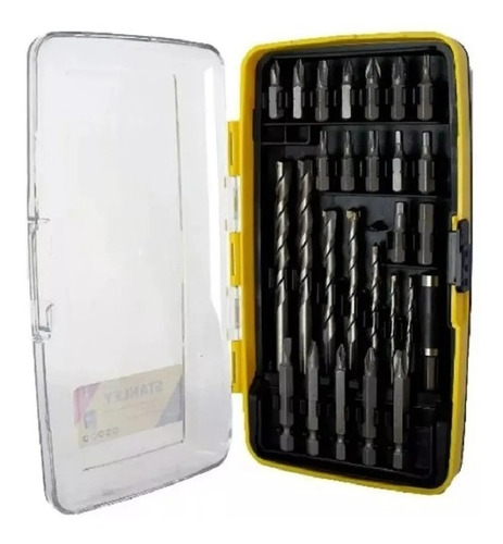 Set Puntas Atornillador Y Mechas Widia 27 Pz Stanley Sta4310