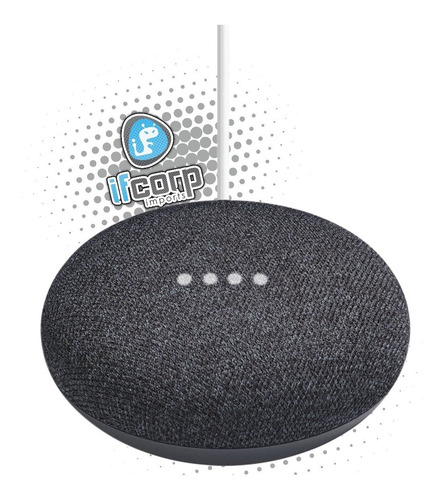 Asistente Virtual Google Assistant Home Mini Charcoal