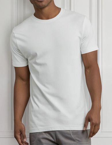 Camisa Caballero Blanca Knocker 6 Pz Hombre 100% Algodon