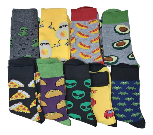 Imagen 2 de 3 de Pack 6 Pares Calcetines Algodón Funny Socks - Adcesorios