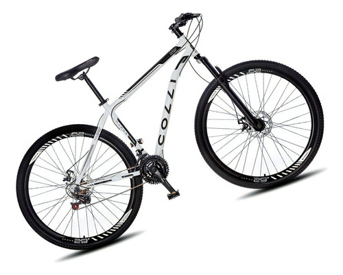 Bicicleta Colli Suspensão Athena Aro29 Freio Disco 21marchas Cor Branco