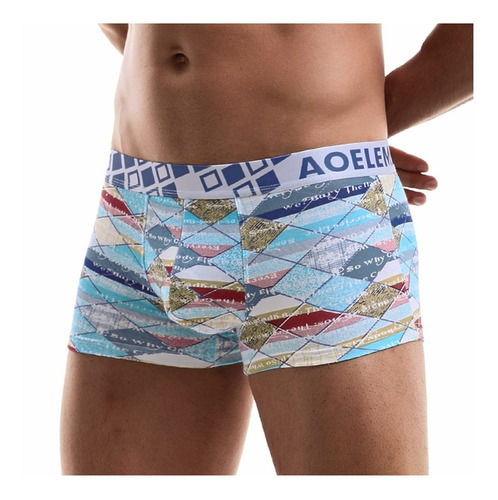 Calzoncillo Tipo Boxer Para Hombre Ropa Interior Elastica