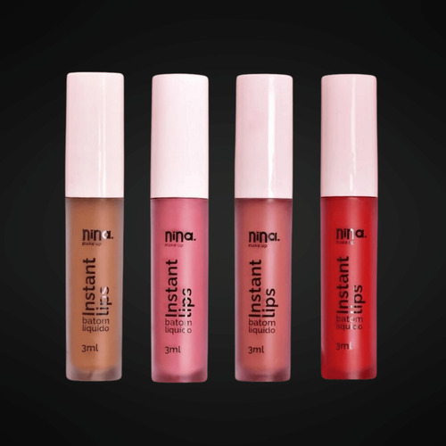 Batom Liquido Instant Cor:principio Lips Matte - Nina Makeup