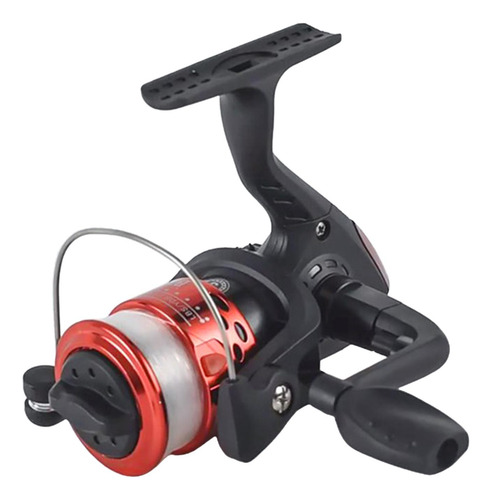 Carretes De Pesca Con Líneas 5.2: 1 Carrete De Pescado Rojo