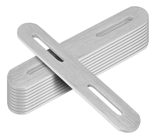 10 Piezas De Soporte Plano Ajustable De 6 Pulgadas De Grosor