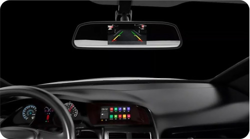 Retrovisor Pantalla 5  Y Camara De Reversa Contra El Agua H