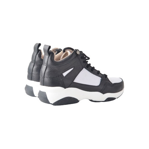 Imagen 3 de 10 de Zapatillas Urbanas Mujer Cuero Cordones - Hera - Ferraro