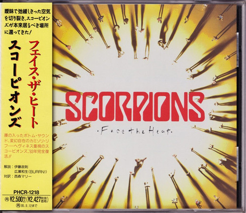 Scorpions - Face The Heat Cd Japon P78