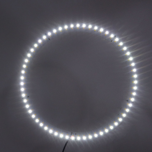 Placa Led Circular Con Mecha De 25 Cm, 10 Grados De Brillo,