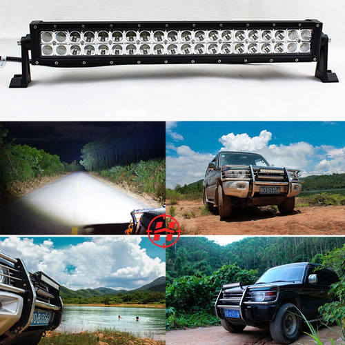 Barra Farol Auxiliar Milha Led Cree 120w Foco 30º Off Road