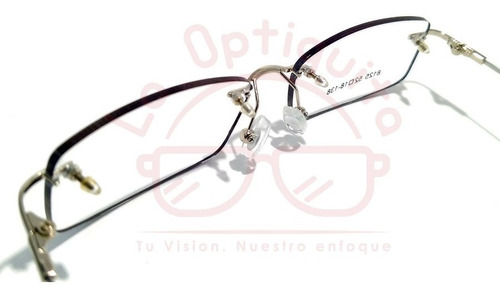 Imagen 3 de 5 de Armazon Lentes Ultraligero 10g Beta Titanio Flexible Memoria Bti-004