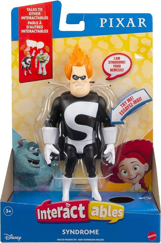 Mr. Increible & Sindrome Pixar Figuras Interactivas (Usado)