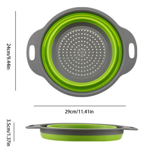 Kyl1 Colador Plegable Colador Plegable De Cocina Silicona