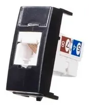 Comprar Tomada Para Rede De Informática Rj45 Cat5e Preto Fosco