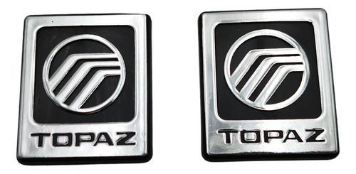 Emblemas Topaz Ford Ghia Laterales