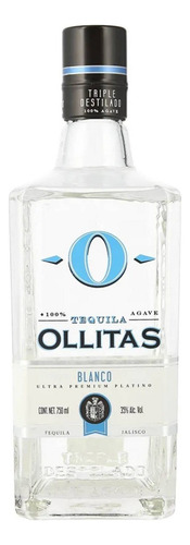 Tequila Ollitas Blanco 100% Agave 750ml