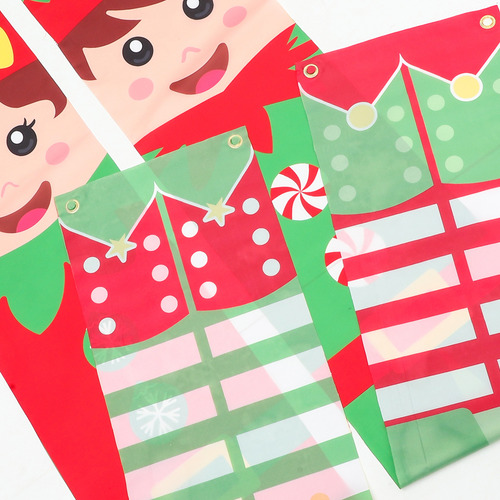 1 Par De Coplas De Dibujos Animados Navideños Para Decoració
