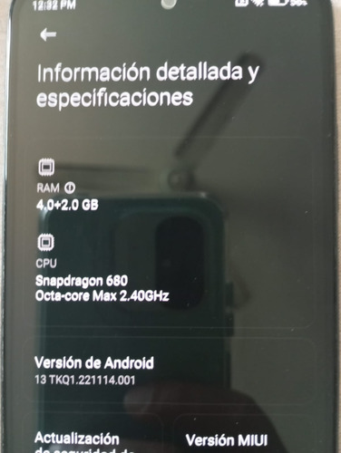Celular Smartphone Xiaomi Redmi Note 11 4gb Ram Y 128 Gb Interna (Usado)
