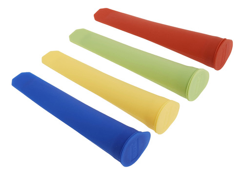 4 Mold Silicona Para Hacer Helado Vario Color Moderno