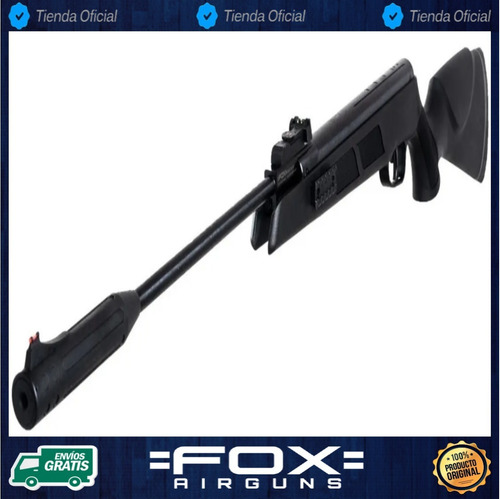 Imagen 2 de 10 de Rifle Aire Comprimido Fox Nitro Compact Piston 5,5 + Kit