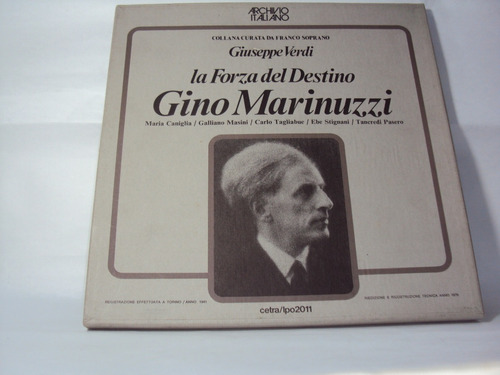 Vinilo Lp 41 Giuseppe Verdi La Forza Del Destino 