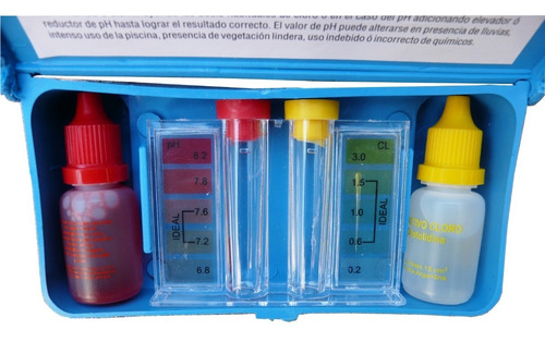 Test Kit Medidor De Ph Y Cloro Para Piscina - Tecnoclor