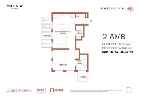 Departamento De 2 Ambientes En Venta En Palermo Hollywood