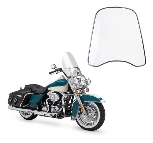 Deflector De Parabrisas Transparente Para Motocicleta,