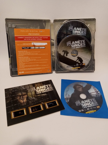 La Planete Des Singes Les Origines Blu Ray+dvd+dvd Bonus+dig (Usado)