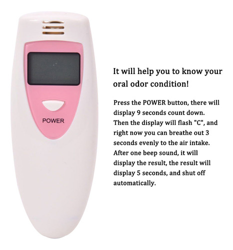 Detector Portátil De Mal Aliento, Comprobador De Condiciones