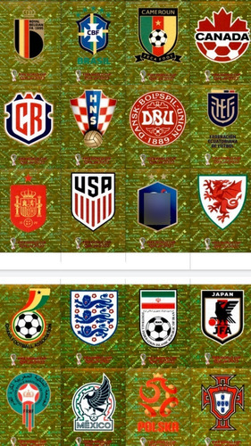 Imagen 2 de 5 de Figuritas Album Mundial Qatar En Pdf Para Imprimir