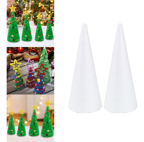 Niños Blancos De La Espuma Diy De La Forma Del Cono Que