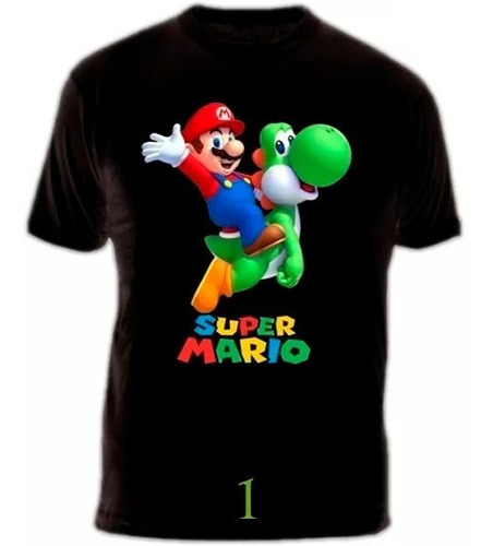 Camisetas Super Mario Bros Nintendo Algodón Exclusivas