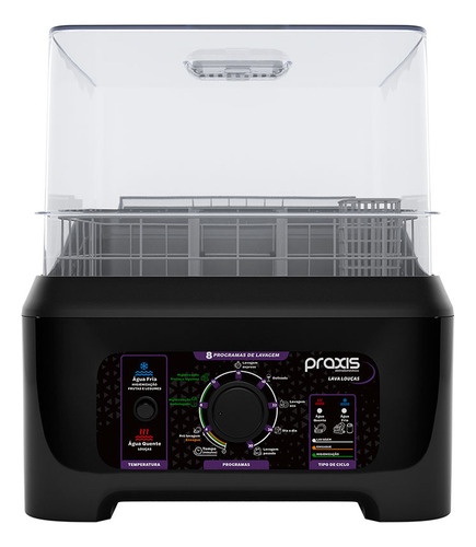 Lava Louças Portátil Llpp Semi Automática Praxis Cor Preto 127v