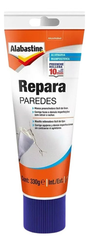 Repara Paredes Alabastine Furo Rachadura Trinca Branco 330g