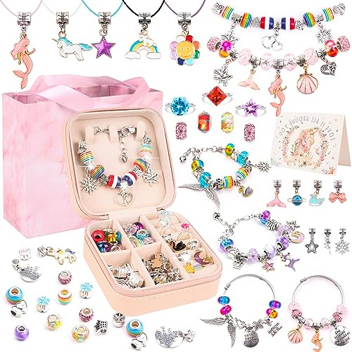 Kit Hacer Pulseras De Charms Niñas, Kit De Manualidade...