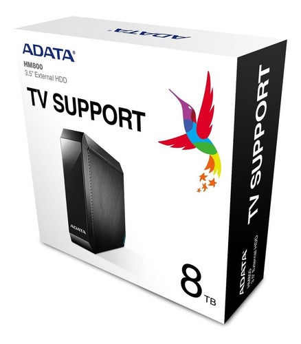 Imagen 5 de 5 de Disco duro externo Adata AHM800-8TU32G1 8TB negro