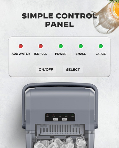 Ice Maker Marsail Countertop 12kg/day Self-cleaning