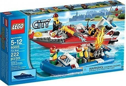 Lego City Set No. 60005 Fire Boat