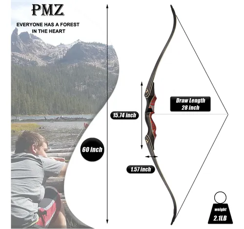 Pmz Newset - Juego De Arco Y Flecha Recurvo, Kit De Arco De.